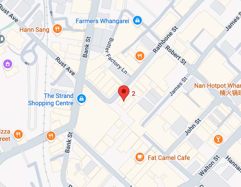 Map NNI Whangarei Office